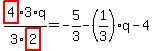 highlight_red%28+4+%29%2F3%2Fhighlight_red%28+2+%29%2A3%2Aq=-5%2F3-%281%2F3%29%2Aq-4