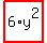 highlight_red%28+6%2Ay%5E2+%29