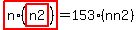highlight_red%28+n%2A%28highlight_red%28+n2+%29%29+%29=153%2A%28nn2%29