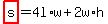 highlight_red%28+s+%29=4l%2Aw%2B2w%2Ah