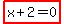 highlight_red%28+x%2B2=0+%29