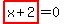 highlight_red%28+x%2B2+%29=0