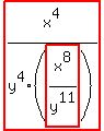 highlight_red%28+x%5E4%2Fy%5E4%2F%28highlight_red%28+x%5E8%2Fy%5E11+%29%29+%29
