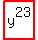 highlight_red%28+y%5E23+%29