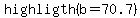 highligth%28b=70.7%29