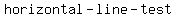 horizontal+-line-test