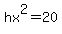 hx%5E2=20