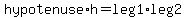 hypotenuse%2Ah=leg1%2Aleg2
