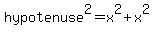 hypotenuse%5E2=x%5E2%2Bx%5E2