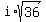 i%2Asqrt%2836%29