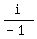 i%2F%28-1%29