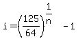 i=%28%09125%09%2F%0964%09%29%5E%28%091%09%2F%09n%29%09-%091%0D%0A