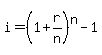 i=%281%2Br%2Fn%29%5En-1