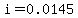 i=0.0145