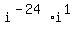 i%5E%28-24%29%2Ai%5E1