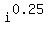 i%5E0.25