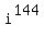 i%5E144