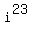 i%5E23
