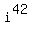 i%5E42
