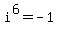 i%5E6=-1