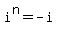 i%5En+=+-i