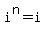 i%5En+=+i