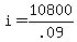 i+=+10800%2F.09
