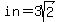 in=3sqrt%282%29