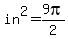 in%5E2=9pi%2F2