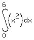 int%28%28x%5E2%29%2C+dx%2C+0%2C6%29