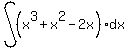 int%28%28x%5E3%2Bx%5E2-2x+%29dx%29