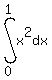 int%28+x%5E2%2C+dx%2C+0%2C+1%29