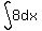 int%288dx%29