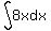 int%288xdx%29