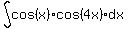 int%28cos%28x%29cos%284x%29dx%29