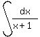 int%28dx%2F%28x%2B1%29%29
