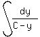 int%28dy%2F%28C-y%29%29