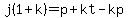 j%281%2Bk%29=p%2Bkt-kp