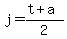 j=%28t%2Ba%29%2F2