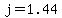 j=1.44