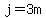 j=3m