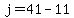 j=41-11