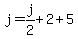 j=j%2F2%2B2%2B5