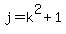 j=k%5E2%2B1