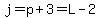 j=p%2B3=L-2
