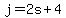 j+=+2s+%2B+4
