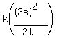 k%28%28%282s%29%5E2%29%2F%282t%29%29