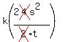 k%28%282cross%284%29s%5E2%29%2F%28cross%282%29t%29%29