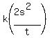k%28%282s%5E2%29%2Ft%29