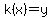 k%28x%29=y